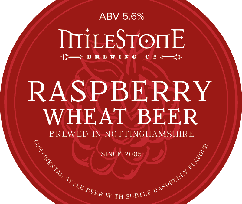 Raspberry wheat beer